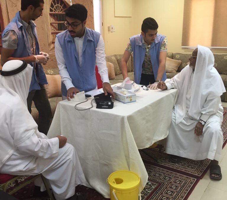 مبادرة المزروعية بتوعية أهالي الحي بمرض السكر